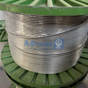 Tubería en espiral geotérmica recocida brillante ASTM B704 de la aleación 625