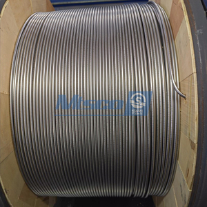 Tubo capilar soldado de acero inoxidable 316/316L/316Ti de 1/8 de pulgada para control de línea de flujo