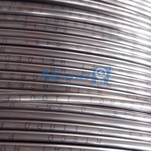 Tubo de bobina de calor de acero dúplex S32750 2507 en frío ASTM A789