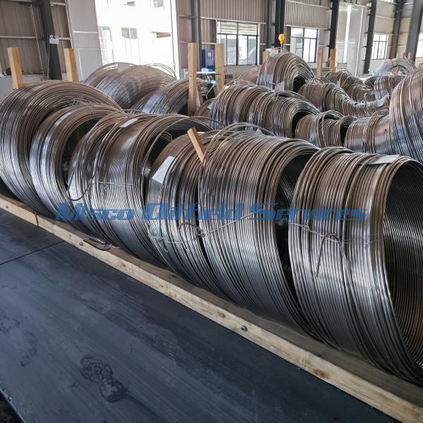 Tubo en espiral soldado de acero inoxidable 316/316L para inyección química en aplicaciones geotérmicas