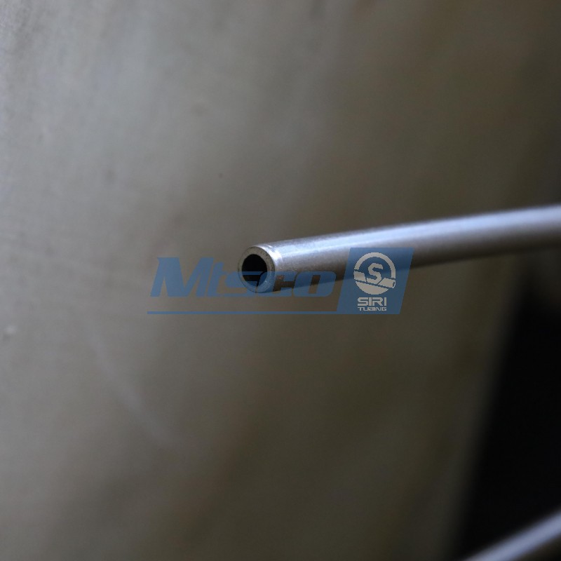 Tubo de bobina de calor de acero inoxidable 316 3/4 pulgada con embalaje de carrete de madera