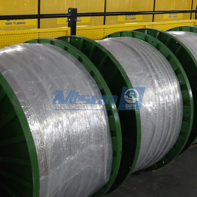 Tubería en espiral geotérmica de acero dúplex OD 31,8 mm de S31803 S32205