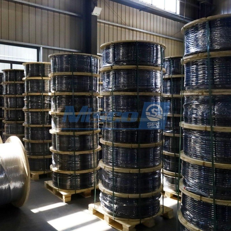 Línea de control ASTM A789 S32205 Flatpack con encapsulación de PVDF