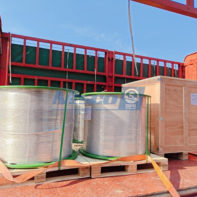 Tubería en espiral soldada con autógena retirada a frío de la aleación 825 de ASTM B704 1/4 pulgada