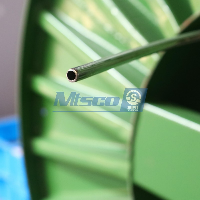 Tubo capilar soldado de acero inoxidable 316/316L/316Ti de 1/8 de pulgada para control de línea de flujo