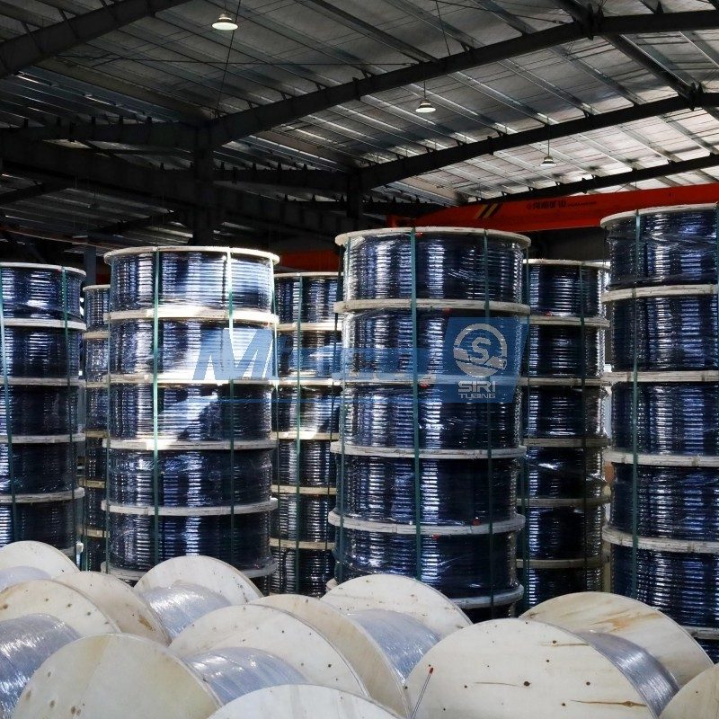825 tubería el 10000m de la base de Muti de la aleación de níquel con la encapsulación del PA 11 de Rilsan 