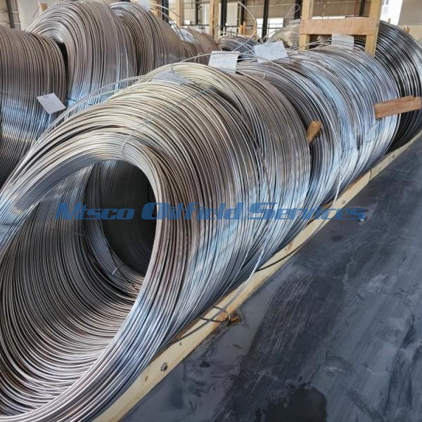 Resistencia a la corrosión Acero inoxidable 304/316 Tubo en espiral de un solo núcleo para la industria del petróleo