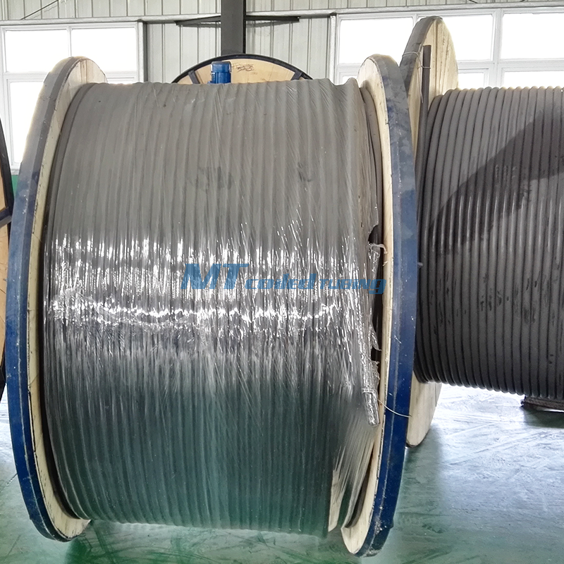 Transporte de tuberías soldadas de acero dúplex 2205/2507 Tubería de línea de control de 3/8 pulgadas hasta 10000 m/bobina