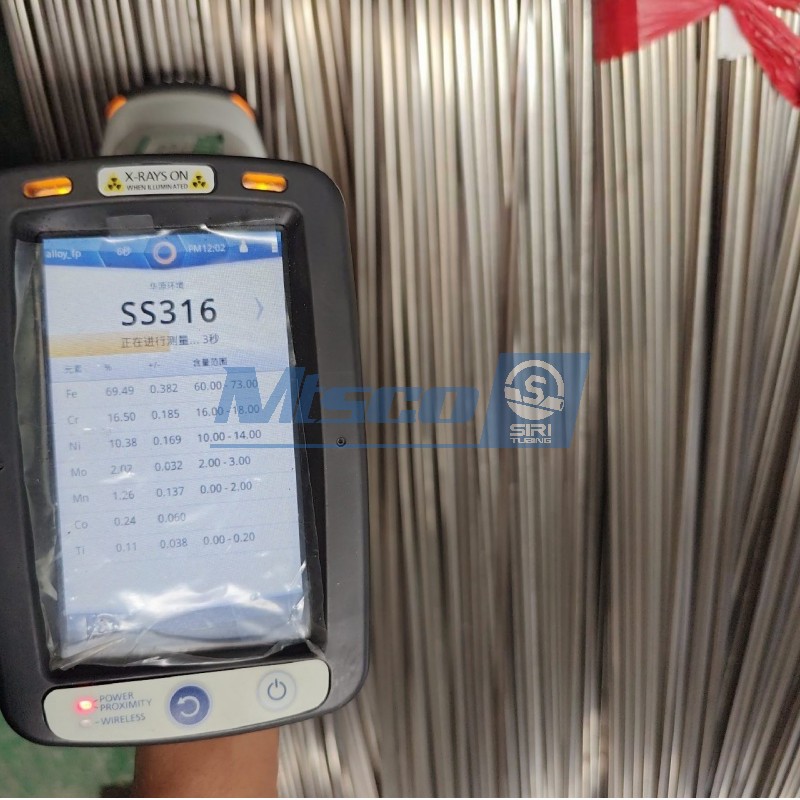 Tubo recto soldado con autógena S32205 del cambiador de calor para el uso de la transferencia de calor