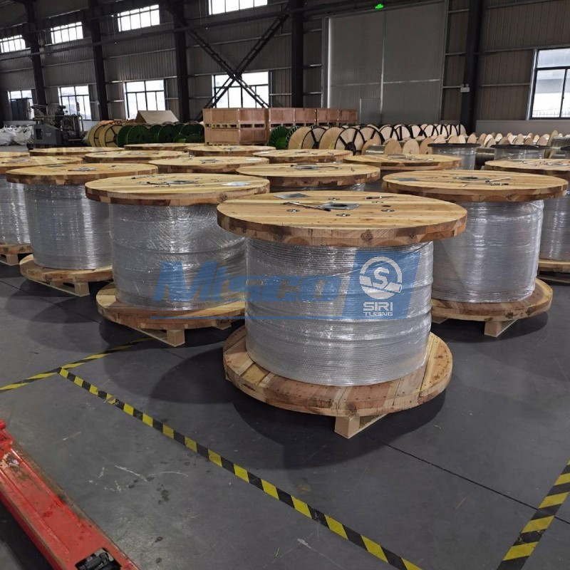 Tubo de bobina de calor de acero dúplex S32750 2507 en frío ASTM A789