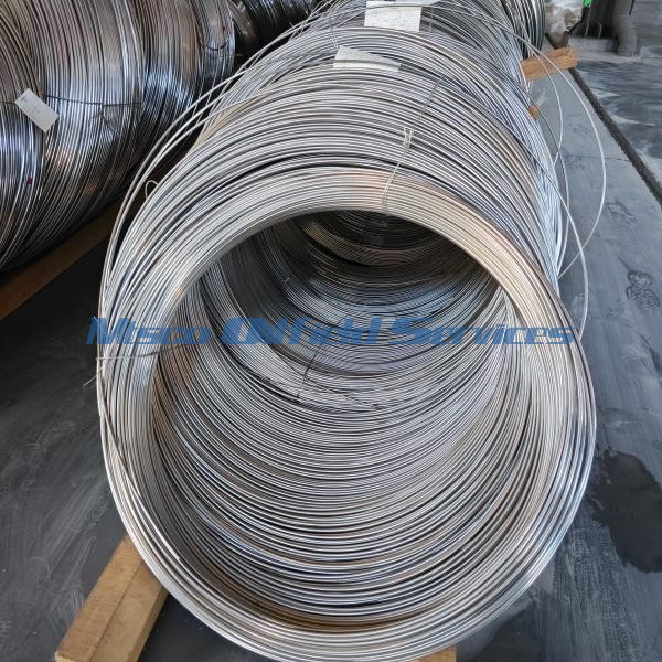 Tubo en espiral soldado de acero inoxidable 316/316L para inyección química en aplicaciones geotérmicas