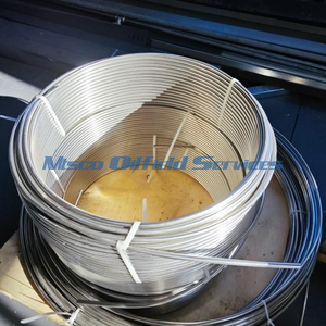 Tubo en espiral soldado de acero inoxidable 316/316L para inyección química en aplicaciones geotérmicas