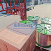 Tubería en espiral soldada recocida brillante de la aleación de níquel 625 con el embalaje de madera del carrete