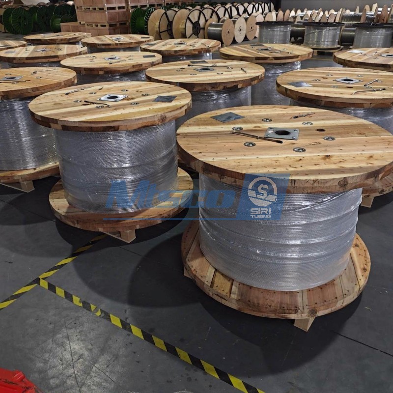 Tubo de bobina de calor ASTM A269 304 304L para instrumentación y tuberías de fluidos